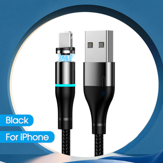 PZOZ USB-A til Lightning kabel 3m- Sort