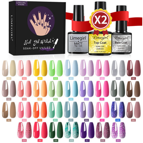 Limegirl Gel polish sæt 40 pcs