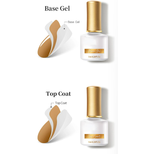 Gel Base Coat + top coat