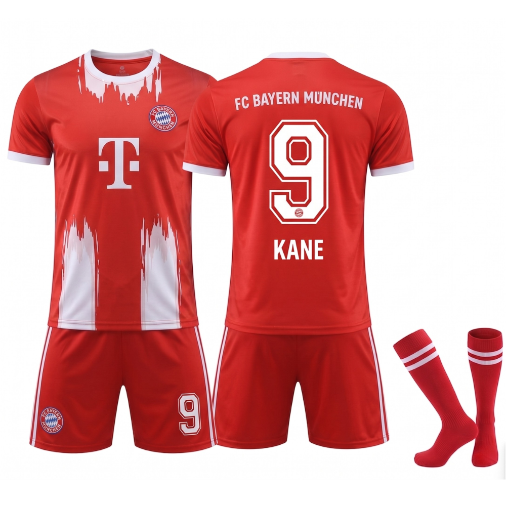 2025-2026 Bayern München Hjemmebanetrøje sæt til børn og unge