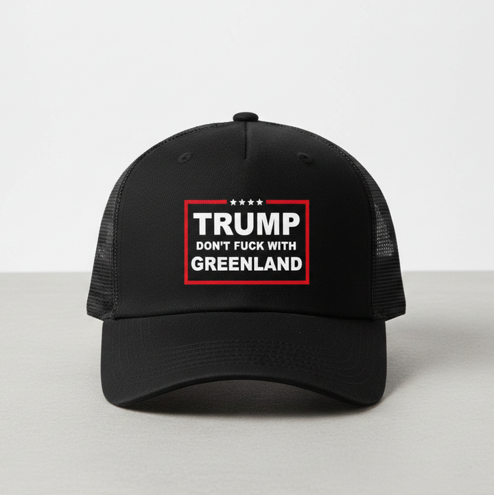 Anti Trump kasket, lad være med at rode med Grønland