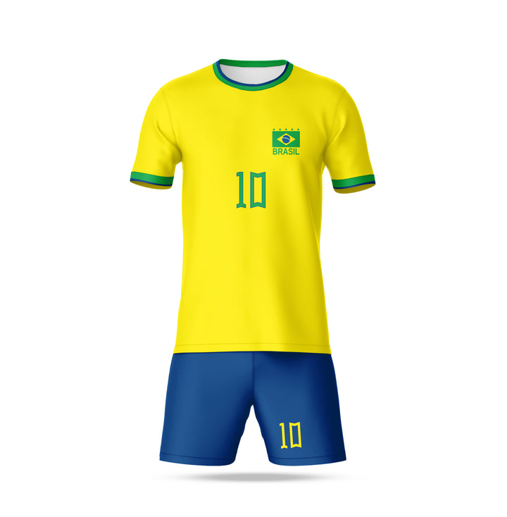 Fodboldtrøjer til børn og unge-Brasilien
