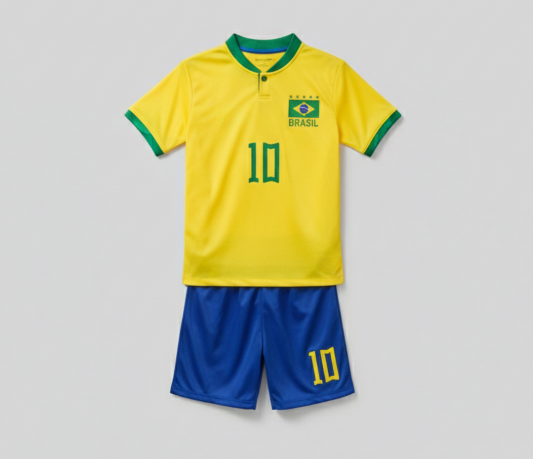 Fodboldtrøjer sæt til børn og unge-Brasilien
