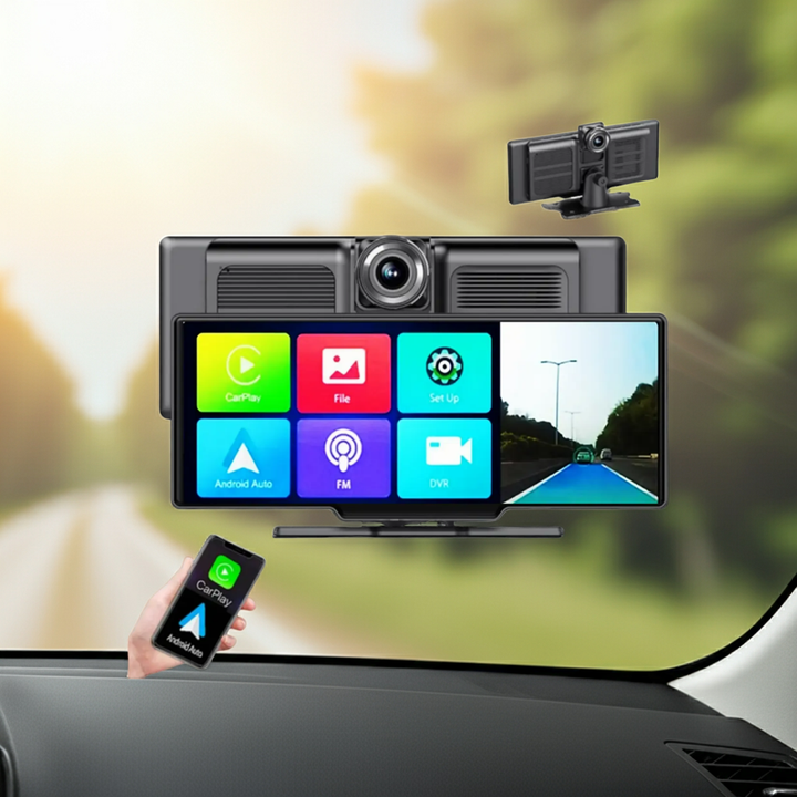 Dash cam 3-kanal bil DVR HD 1080P