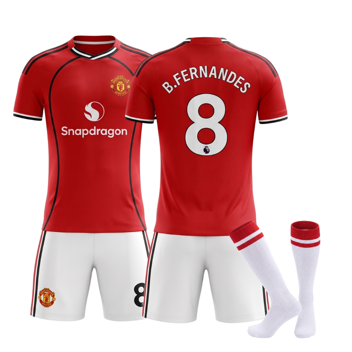 Manchester United Hjemmebanetrøje sæt til børn og unge 2025/2026
