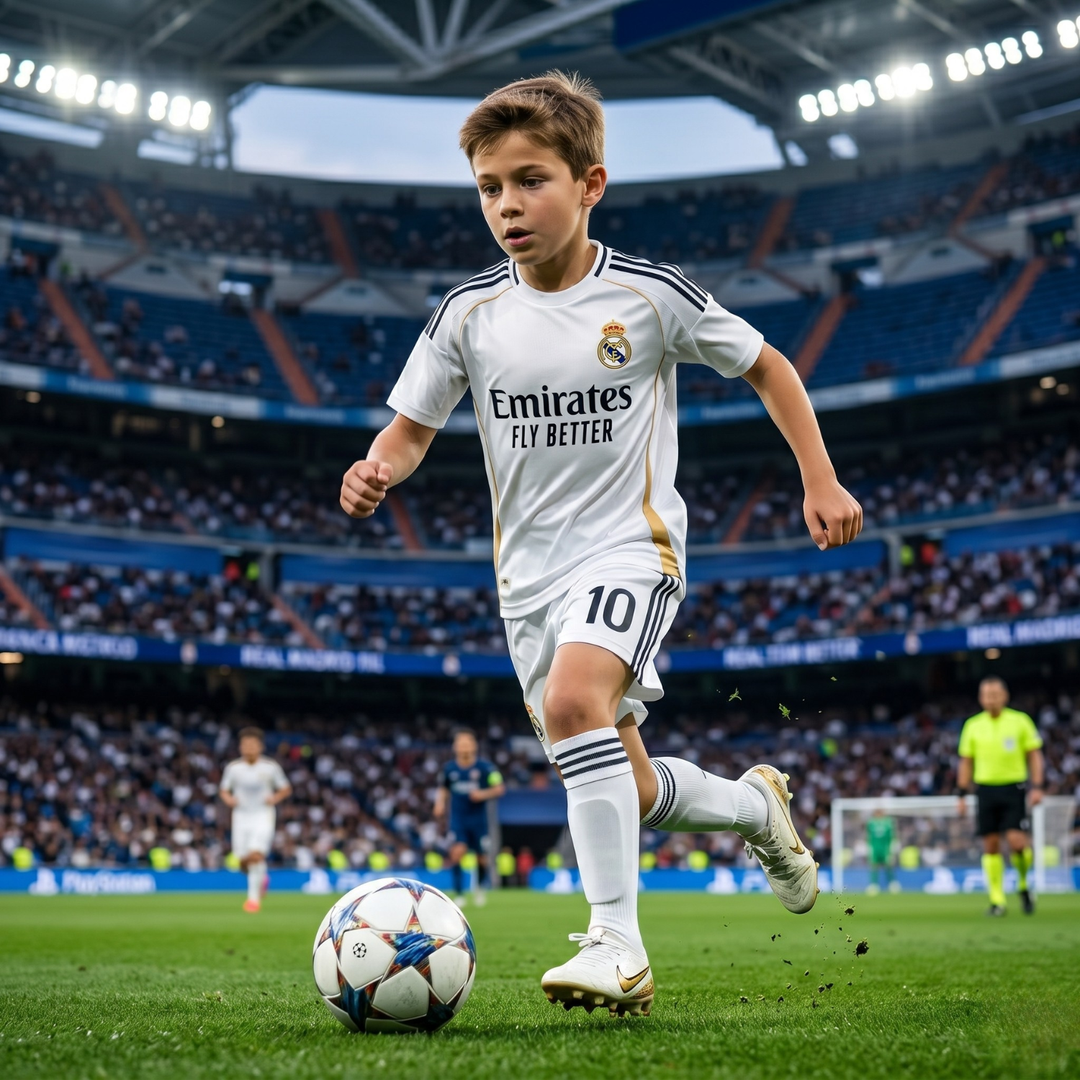 Real Madrid fodbold trøje sæt til Børn &amp; unge 2025/2026