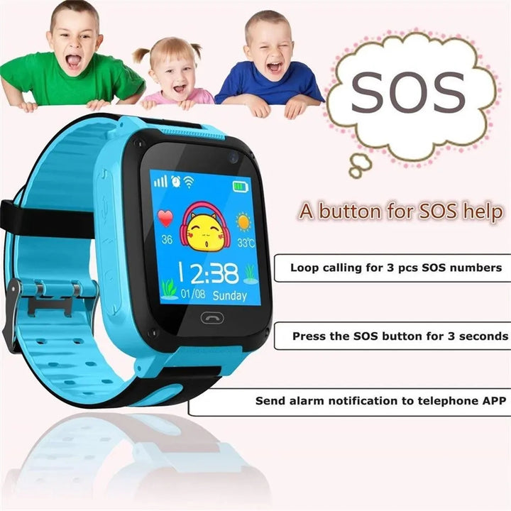 Smart ur til børn  LBS/GPS SIM kort