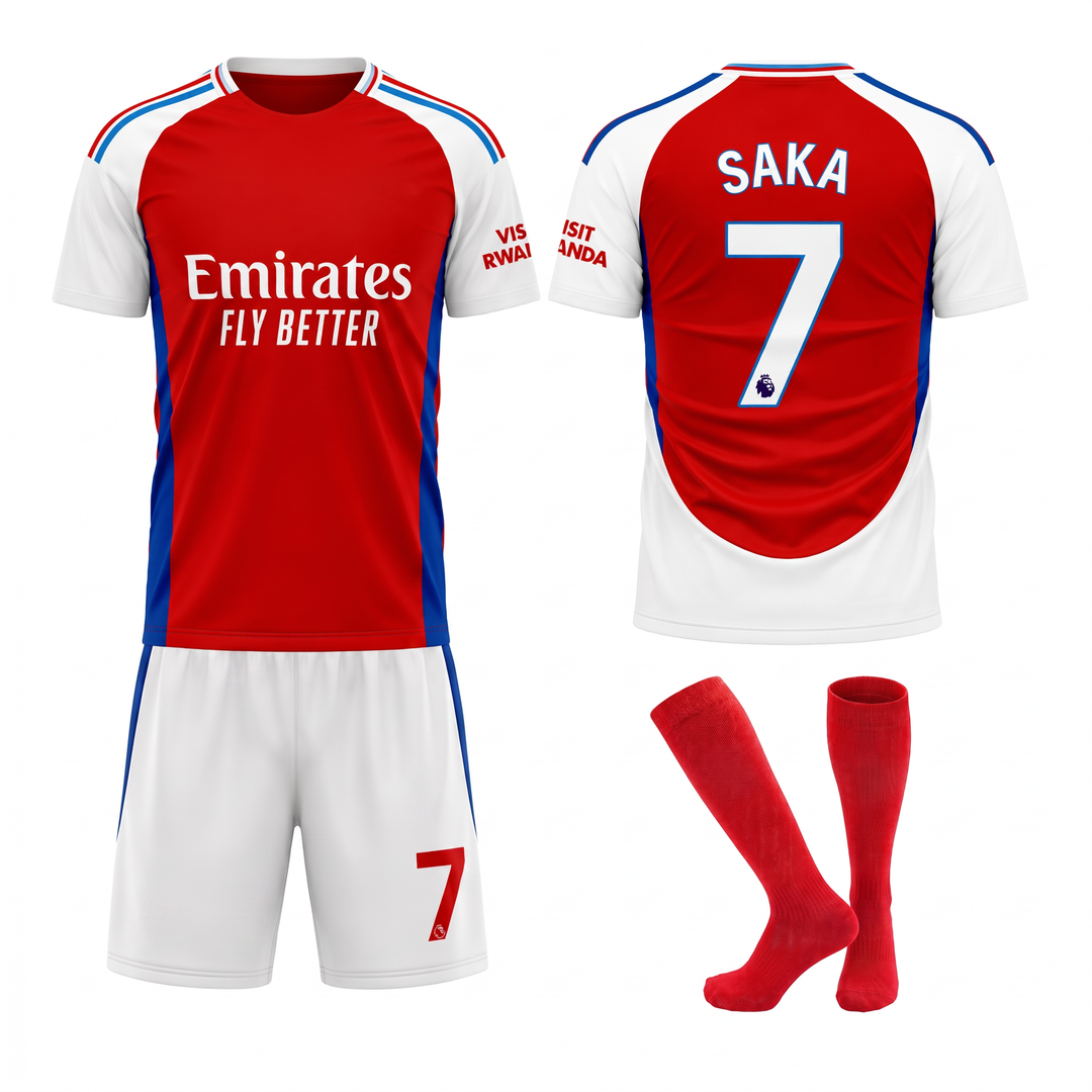 Saka nr. 7 Arsenal  Børnefodboldtrøje Sæt