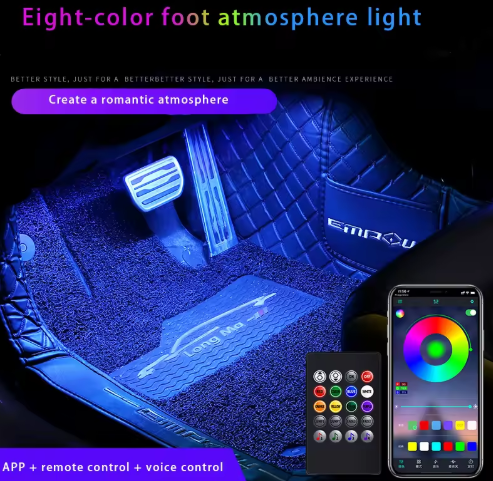 LED indendørs belysning bil 5V 5050 RGB