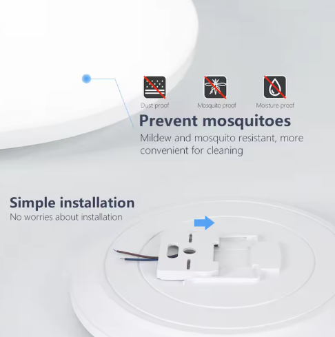 LED loftslampe dæmpbar med fjernbetjening, 24 W RGB 45 cm