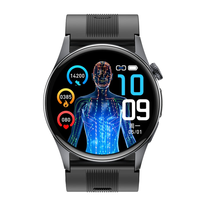 Smartwatch til mænd med EKG/blodkontrol/BMI/urinsyre/søvn/aspirationsmonitor