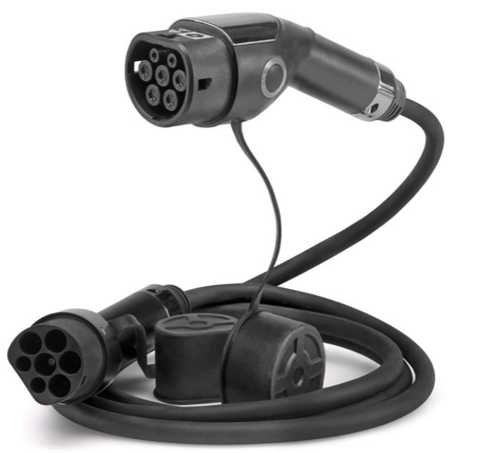 Ladekabel Type 2  3 faser 5 M op til 32A, 22 kW effekt