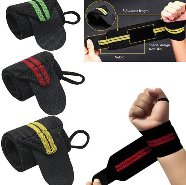 Wrist Wraps Basic (sort/rød)