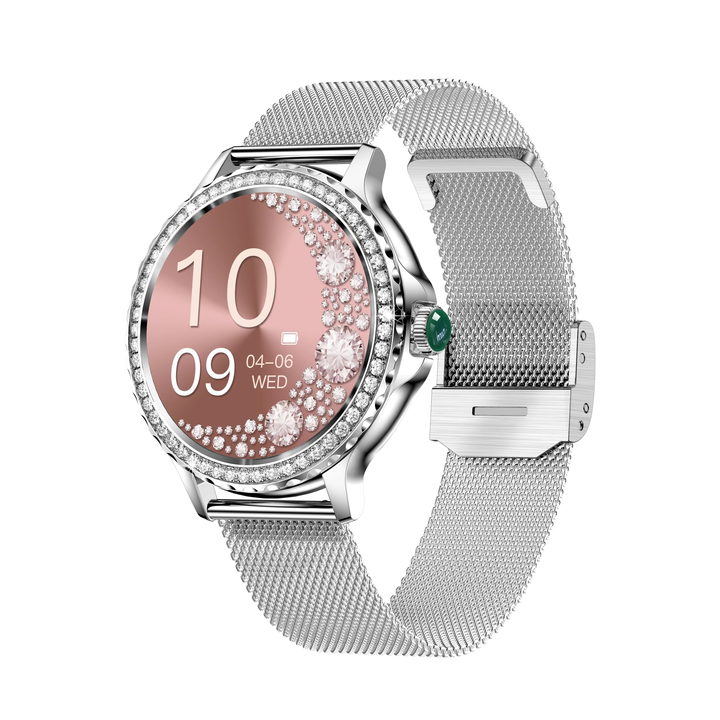 Meget avanceret  smartwatch til kvinder, opkaldsoptagelse, touchscreen, vandtæt fitness-tracker