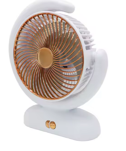 Genopladelig ventilator og Led lys , 2 i  1