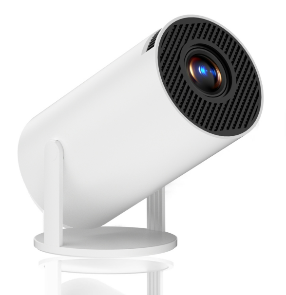 HY300 Pro Android 11 Smart Projector m. dobbelt WiFi, Bluetooth 5.0 - Hvid