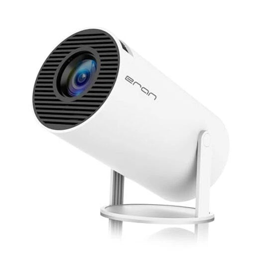 HY300 Pro Android 11 Smart Projector m. dobbelt WiFi, Bluetooth 5.0 - Hvid
