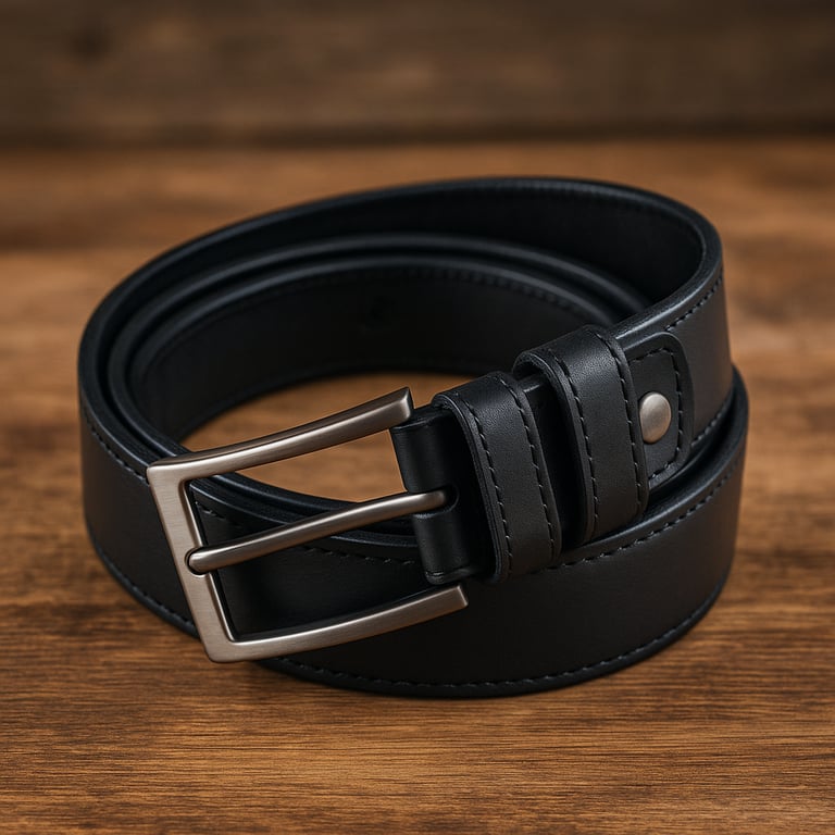 Elegant herrebælt i ægtelæder