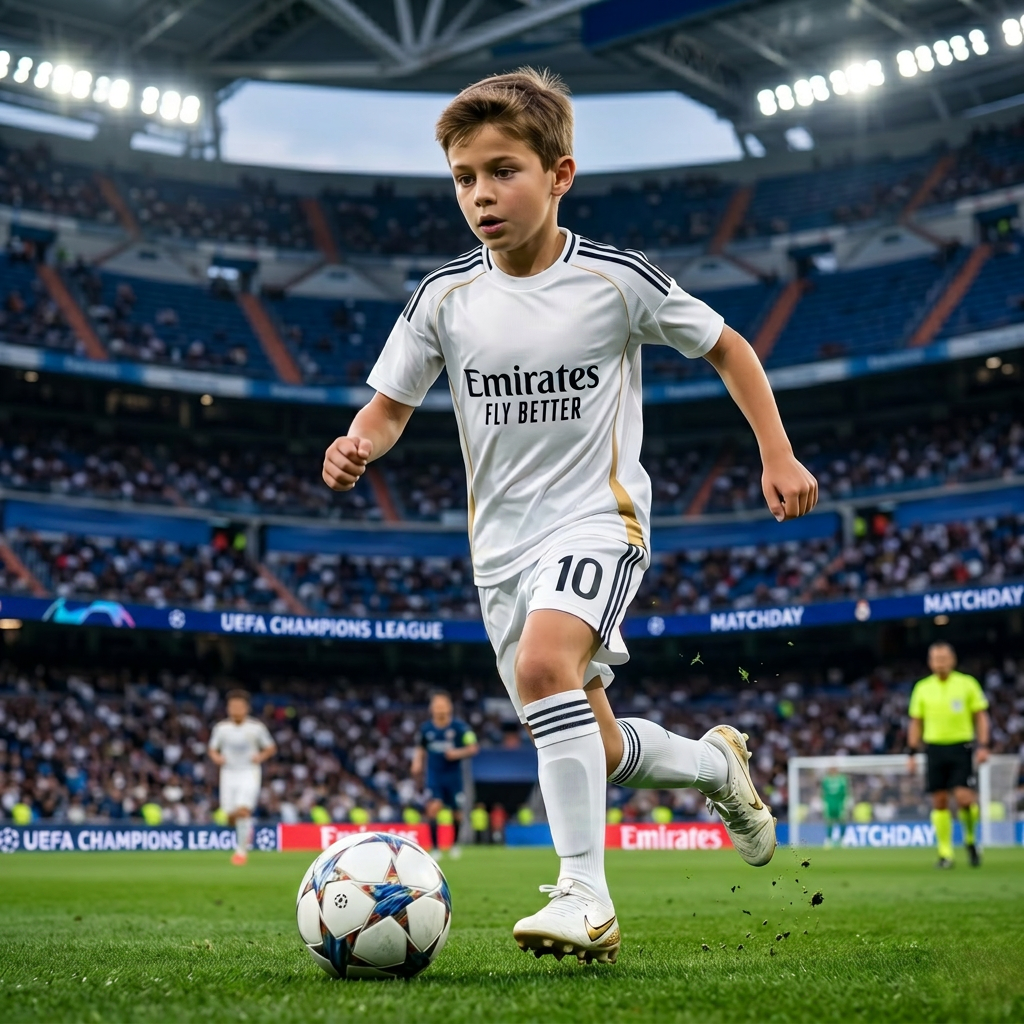 Mbappé nr 10 fodbold trøje sæt til Børn &amp; unge 2025/2026