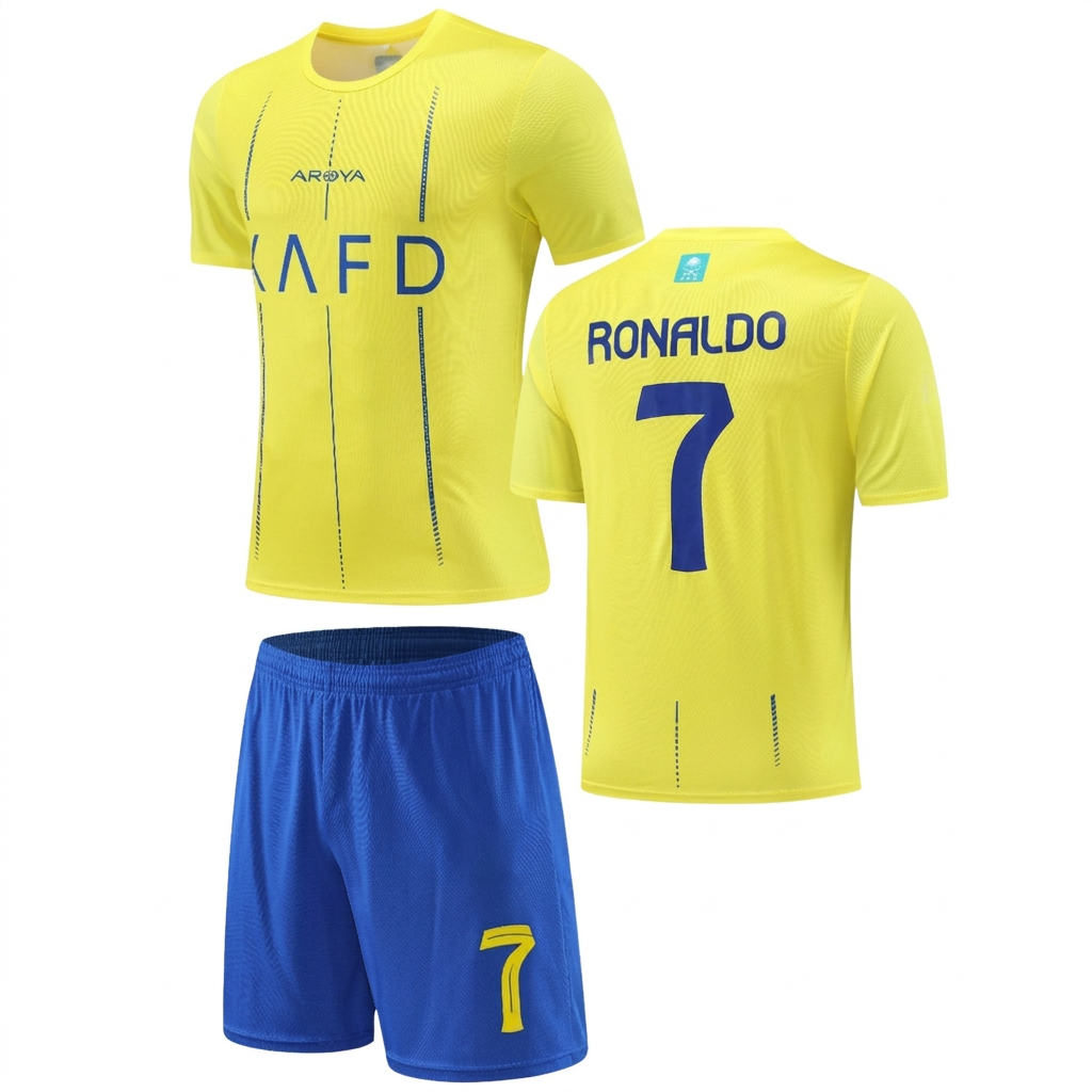 Ronaldo C7 fodboldtrøje sæt til børn