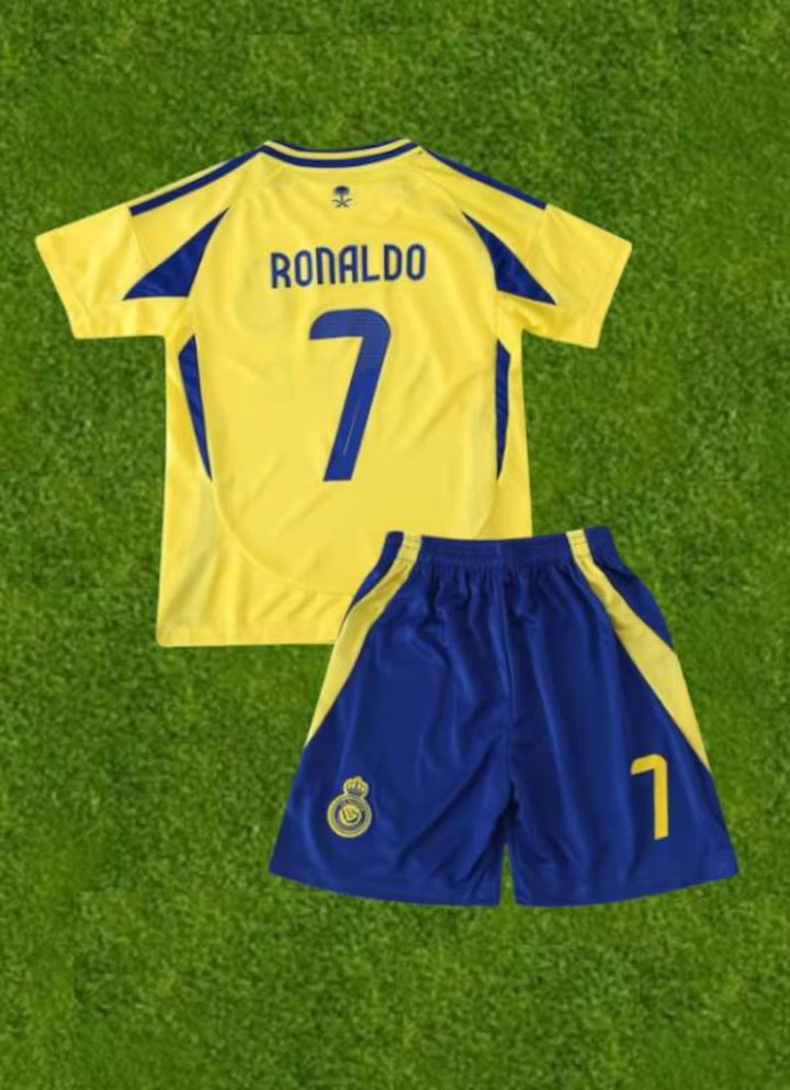 Ronaldo C7 fodboldtrøje sæt til børn