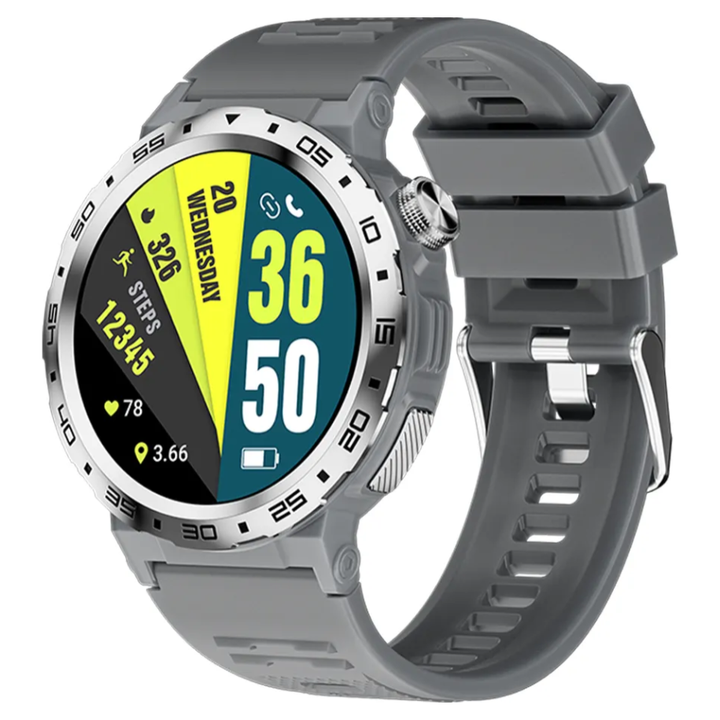 5ATM-Multifunktioner Sport Smart Watch med Amoled HD skærmen-Sort