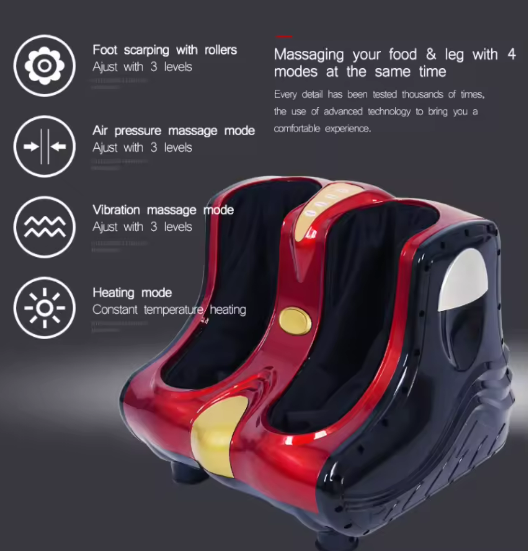 Fod- og ben Massager med Varme og Vibration