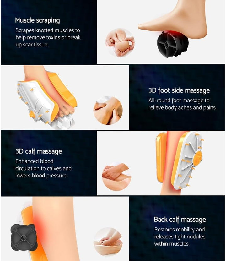 Fod- og ben Massager med Varme og Vibration