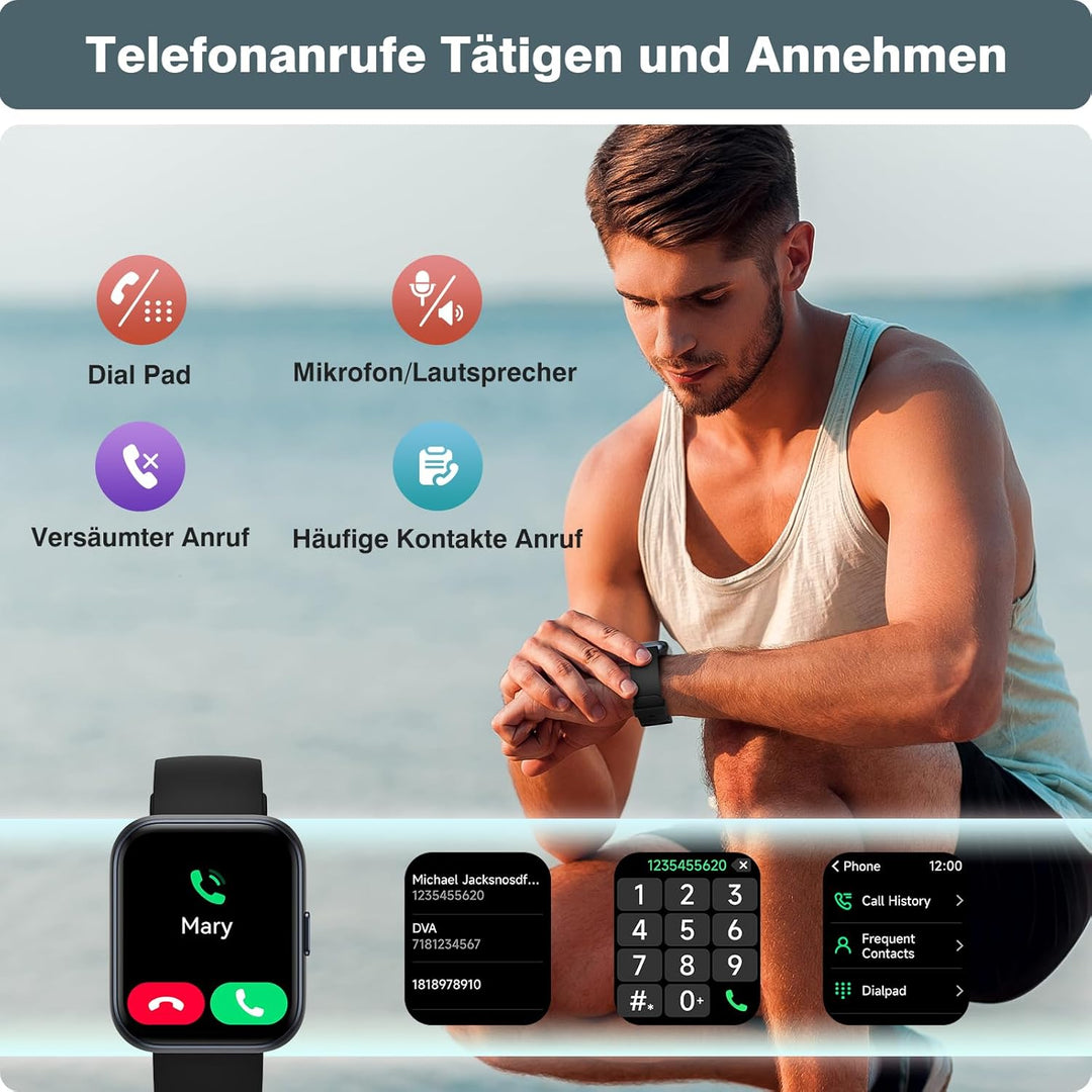 Ultra tynd smartwatch til både mænd og kvinde