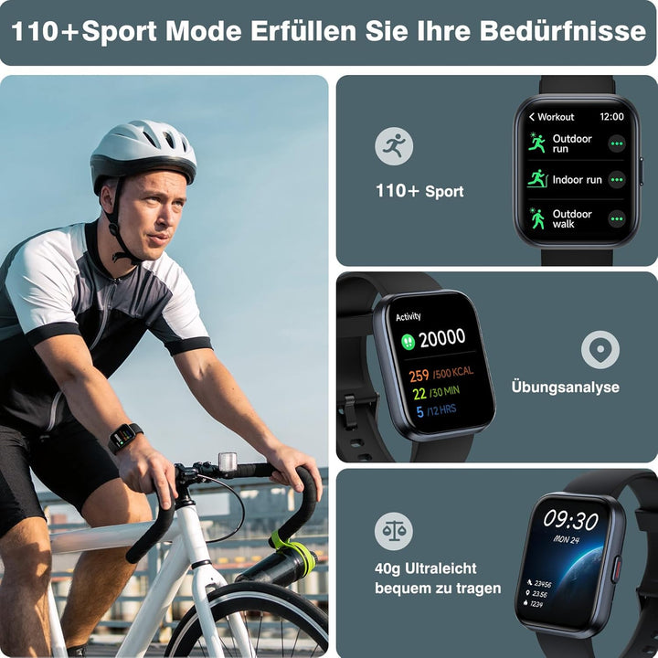 Ultra tynd smartwatch til både mænd og kvinde
