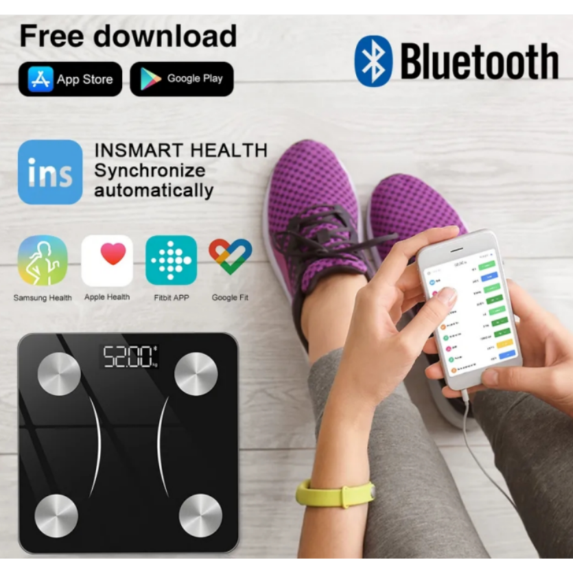 Smart kropsanalysevægt med mobile App