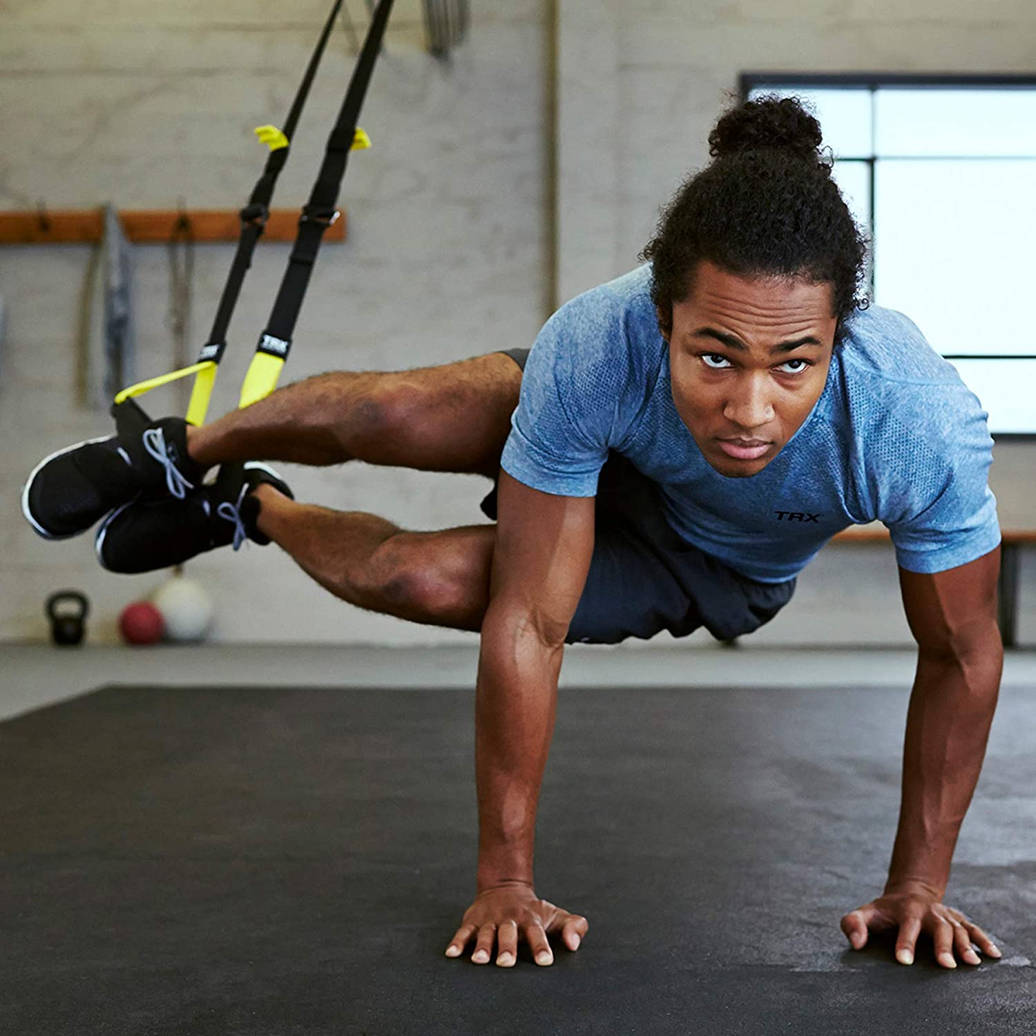 Slyngetræner Sort & Gul -PRO Fitness udstyr Isports.dk 