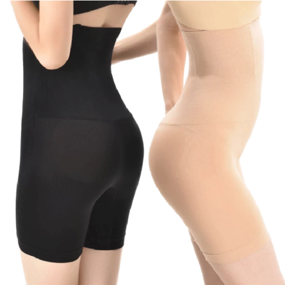 Højtaljede shapewear (Sort)