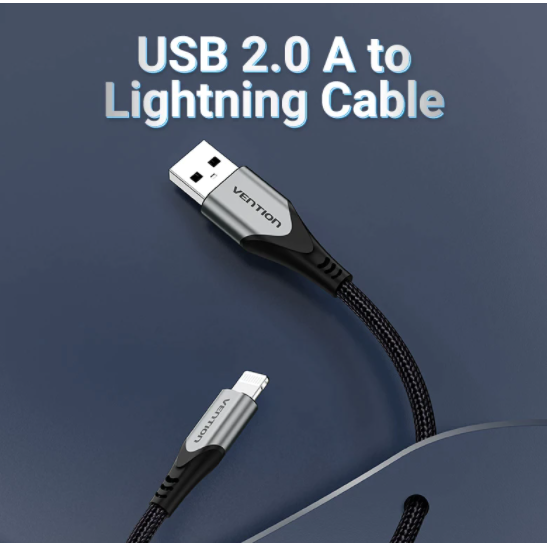 Vention USB 2.0 A Lightning Cable 1m (iphone, ipad,ipod)